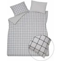 Vandyck Dekbedovertrek Flanel Dundee Blue Ink Flanel-200 x 200 / 220 cm | 2-Persoons