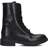 Shabbies Dames Boots Duck Lacey - Zwart - Maat 36
