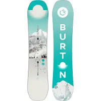 Burton - Snowboards - Feelgood Smalls 2026 voor Unisex van Hout - Kindermaat 140 cm - Blauw