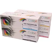 Colori Set 4x huismerk toner geschikt voor Canon 732 732H 732BK 732C 732M 732Y voor I-Sensys LBP-5480 LBP-5480c LBP-7780 LBP-7780c LBP-7780cdn LBP-7780cx
