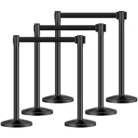 Vevor Drijvende-wegafscheidingspalen (6-pack) met 6 intrekbare banden