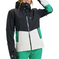 Roxy - Dames ski jassen - Stormdash Jacket True Black voor Dames - Maat S - Zwart