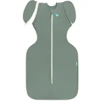 Love to Swaddle Babyslaapzak Swaddle Up - Inbakeren afbouwen - Baby 3-6 maanden - 6-8.5 kg - All Season - Dark Olive
