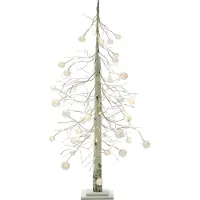 Beliani HOLAR - LED kerstboom - Wit - Synthetisch materiaal
