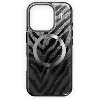 IDEAL OF SWEDEN Clear Case Limited met MagSafe voor de Apple iPhone 16 Pro - Zebra Mystique