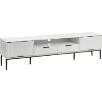Beliani LEDUC - TV-meubel - Wit - MDF
