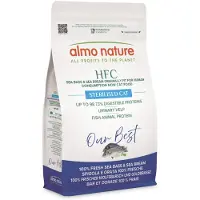 Almo Nature 4x Hfc Kattenvoer Droog Adult Zeebaars & Zeebrasem 1,2 Kg