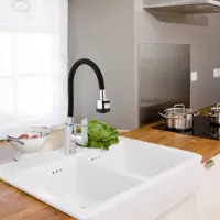 Yoka Home Keukenmengkraan Zwart Flexibel Met Douchefunctie