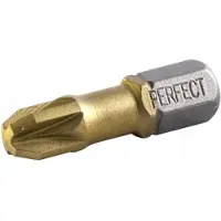 Stalco Perfect Bit PZ2x25mm 1/4" Titanium - Set van 2