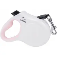 Amiplay Infini Freedom S Hondenlijn Automatisch 3m - Wit, tot 12kg