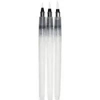 Panduro waterbrushes - 3 maten
