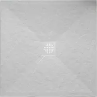 Wiesbaden Douchebak Stonea Antislip Composiet 90x90x3 cm Inkortbaar Mat Wit