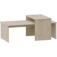 En.casa Salontafel Sotapim set van 2 travertijn []