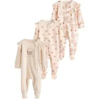 Next Nachtkledij beige / ecru / bruin / pastelroze