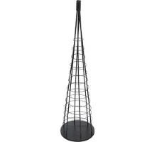 MCW Decoratieboom -O91, kerstboom, sierboom, kerstversiering, kerstboom om te versieren, metaal 115 cm ~ zwart