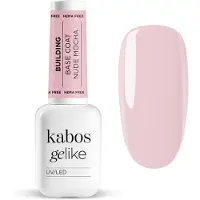 Kabos Kleurrijke basis voor opbouw Gelike Building Base Coat Nude Mocha / Nude mokka 10ml