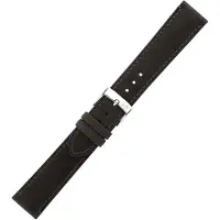 Morellato Horlogeband Leer Zwart 22mm Zilveren Gesp A01X6022E23019CR22