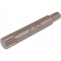 Honiton Spline Bit M12 x 75mm - Kwaliteit voor Werkplaats & Huis