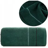 Eurofirany Suzi Handdoek 70x140cm Donkergroen 100% Katoen 500g