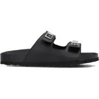 Lina Locchi Dames Slippers Led 2 Band Slipper - Zwart - Maat 38
