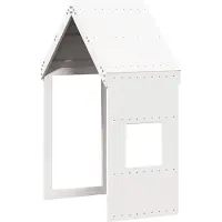 vidaXL Kinderbedhuisje 55x84x132 cm massief grenenhout wit