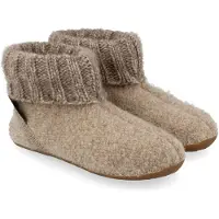 Haflinger Pantoffel Women Huttenschuh Karlo Papiermeliert Effekt-Schoenmaat 38
