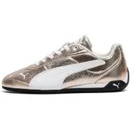 Puma Replicatch Metallic Whisper sneakers voor Dames, Wit/Goud, Maat 40