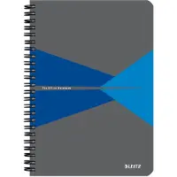 Leitz Notitieboek office a5 lijn 180pag grijs bl | 5 stuks