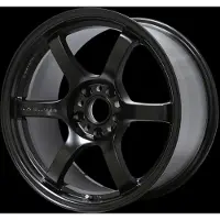 Gram Lights 57DR 17x9.0 +38 5x114.3 Semi Gloss Black Wheel