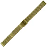 Renard Elite 25.5 Milanese Strap Mesh Goudkleurig - 12mm