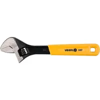 VOREL Serie - Verstelbare Sleutel - 250mm - Rubber Greep - Gelegeerd Staal