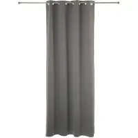 Atmosphera Zwarte Verduisteringsgordijnen Set van 2 - Grijs, 135 x 240 cm