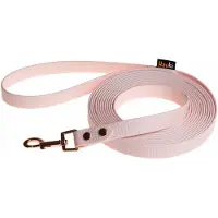 HAUKI Honden Trainingslijn 5m Pastel Roze/Goud Hexa PVC