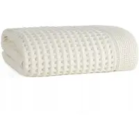 Eurofirany Melo Strandlaken 70x140 cm Crème - Wafelstructuur Katoen