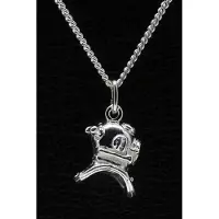 MOOYE ® - Collectie Zilveren Duikhelm ketting hanger