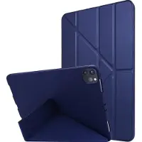 Mobigear Tablethoes geschikt voor Apple iPad Pro 13 Inch (2025) Hoes | Origami Bookcase - Donkerblauw