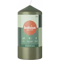 Bolsius - Stompkaars - Essentials - 120/58 - 1 Stuk - Fresh Olive