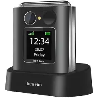 Beafon Vouw 10, zwart-wit (2"), Sleutel mobiele telefoon, Zwart