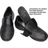Solidus -Dames - zwart - ballerina's & mocassins - maat 35.5