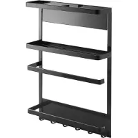 Yamazaki Magnetisch Keukenrekje Koelkast - Tower - Zwart
