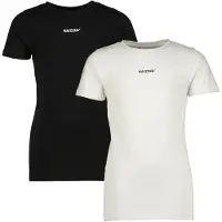 Raizzed T-shirt Nora - zwart/wit (set van 2) Jongens Stretchkatoen Ronde hals - maat 110/116