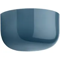 Flos LED-wandlamp buiten Bellhop Wall Up, dimbaar, blauw, Kunststof, Modern, LED wandlamp buiten