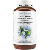 Kräuterhaus Sanct Bernhard Olej Z Czarnuszki Siewnej 500 mg (400 capsules) BI2588