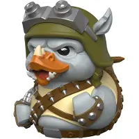 TUBBZ Teenage Mutant Ninja Turtles Tubbz PVC-figuur Rocksteady, eerste editie, 10 cm