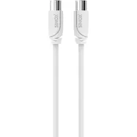 Sinox SELECT IEC (m) - IEC (m) coaxkabel | wit | 5 meter