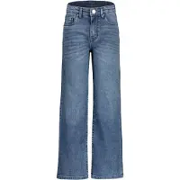 Raizzed wide leg jeans medium blue denim Blauw Meisjes Stretchdenim Effen - maat 92