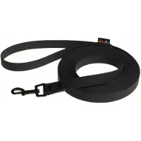 HAUKI Zwarte PVC Hondentrainingslijn 5m - Grote Honden