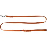 Dingo Boutique Leren Hondenhalsband 1,2 x 180 cm - Oranje
