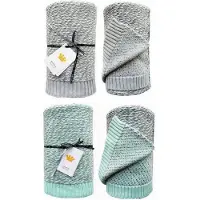 Lullalove Luxe Katoen & Wol Baby Deken 90x110cm - Ademend & Zacht