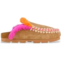 Mou Dames Winter Bio Leren Klompen bruin (37), Leer, Plat, Geen, Casual MU.FW431005A